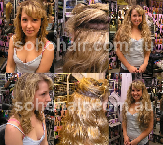 SOHO CLIP-ON EXTENSION HUMAN HAIR WAVY smp