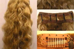Clip on hair extensions