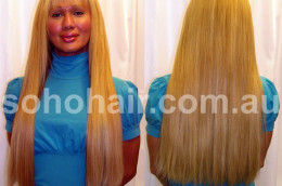 Clip on hair extensions